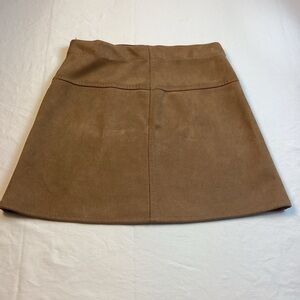 Max Studio Tan Mini Skirt